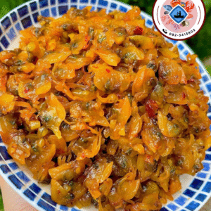 หอยลายผัดสามรส