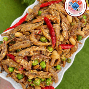 ปลากรอบสามรสทรงเครื่องสมุนไพร